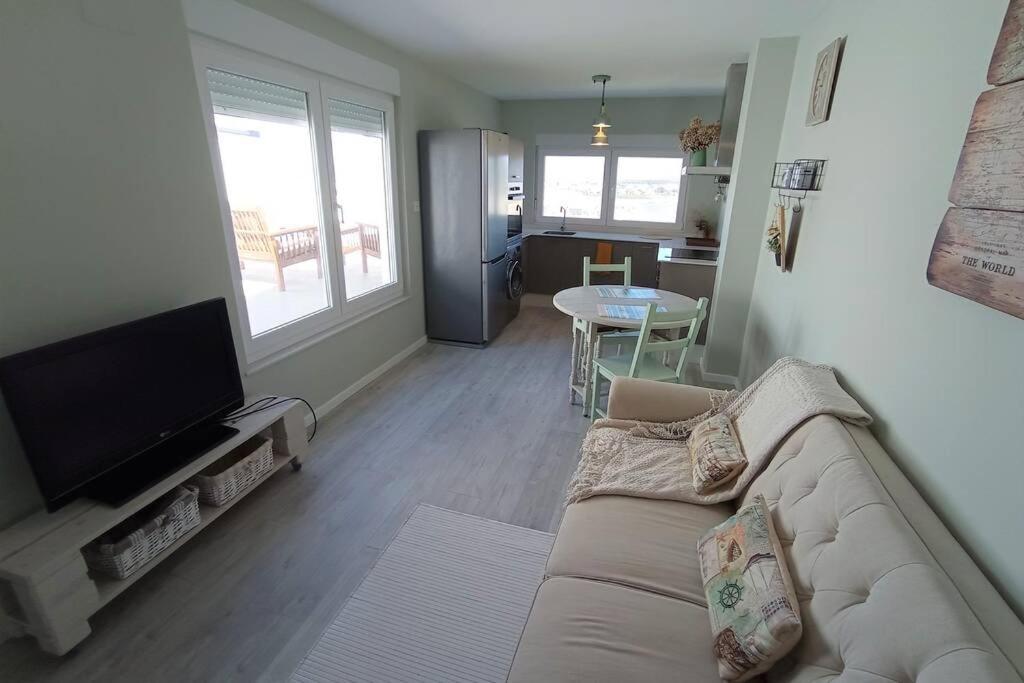Loft Con Vistas Playa Foz Lägenhet Exteriör bild